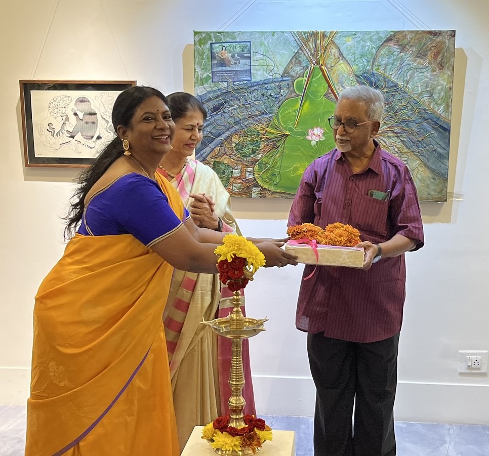 ART HOUZ, Bengaluru, celebration of the 10th Anniversary Couple Show titled Reflections –