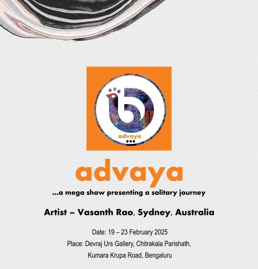 ADVAYA – Abstract expressionism in Vasanth Rao ‘s