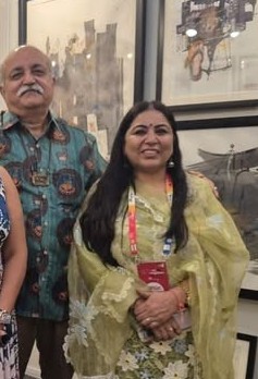 Mix media and Alka Chaddha Harpalani